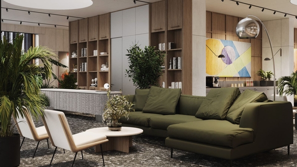 
  Продается студия 34.84 м², в ЖК Пульсар, башня В. Фото 7.