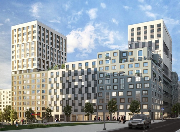 
  Продается 1-комн. квартира 39.8 м², в ЖК Лебедевский квартал, д 1. Фото 2.