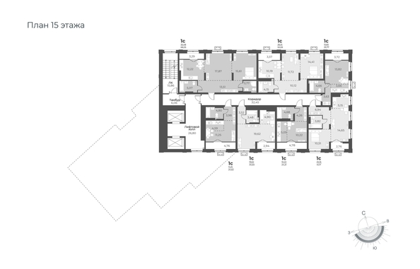 
  Продается студия 34.46 м², в ЖК Рафинад, дом 1. Фото 1.