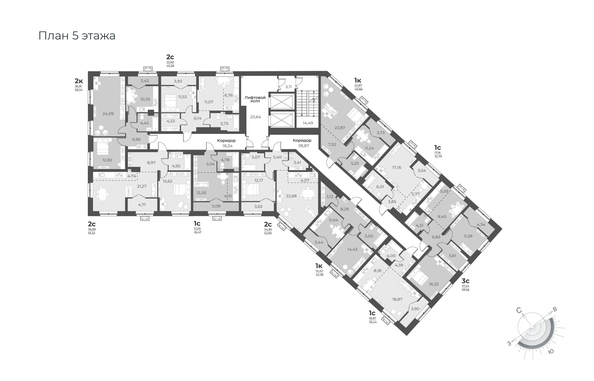 
  Продается 1-комн. квартира 50.61 м², в ЖК Рафинад, дом 2. Фото 1.