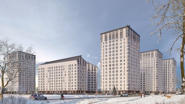 
  Продается 1-комн. квартира 37.7 м², в ЖК 12 дворов, дом 1. Фото 3.