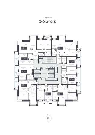 
  Продается 3-комн. квартира 77.7 м², в ЖК СИТИ ТАУЭРС. Фото 37.