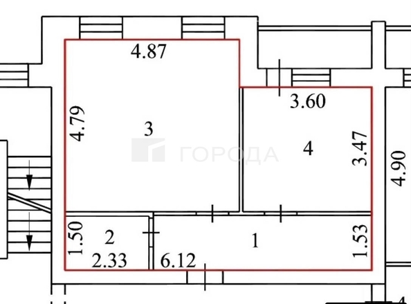 
  Продается 1-комн. квартира 48.7 м², в ЖК Дивногорский, дом 22. Фото 11.