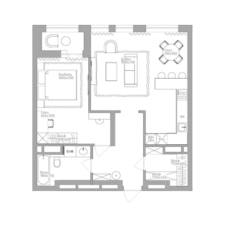 
  Продается 2-комн. квартира 63.3 м², в  Дом Нобель. Фото 3.