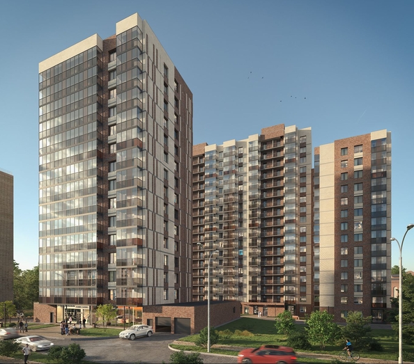 
  Продается 1-комн. квартира 41.8 м², в ЖК Тетрис, корпус 1. Фото 1.