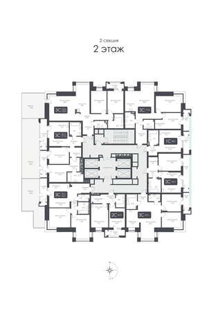 
  Продается 3-комн. квартира 77.8 м², в ЖК СИТИ ТАУЭРС, дом 2. Фото 37.