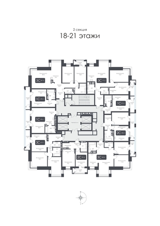 
  Продается студия 40.6 м², в ЖК СИТИ ТАУЭРС, дом 2. Фото 37.