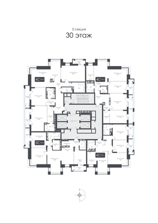 
  Продается 4-комн. квартира 93 м², в ЖК СИТИ ТАУЭРС, дом 2. Фото 37.