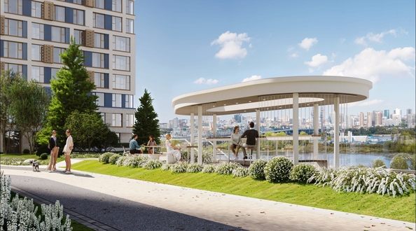 
  Продается 2-комн. квартира 51.1 м², в ЖК Горская Лагуна. Фото 2.