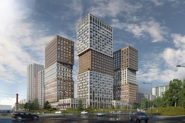 
  Продается 2-комн. квартира 48.8 м², в ЖК Лемонт, башня Маре. Фото 1.