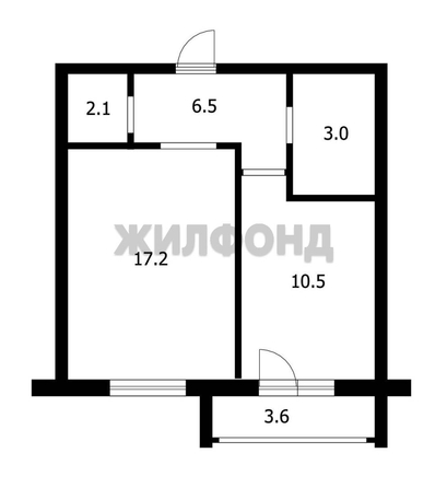 
  Продается 1-комн. квартира 40.2 м². Фото 17.