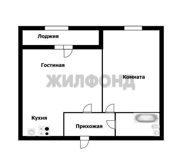 
  Продается 1-комн. квартира 34 м², в ЖК Поколение, дом 4. Фото 13.