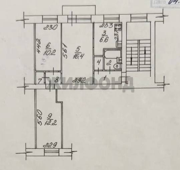 
  Продается 3-комн. квартира 55.6 м². Фото 21.