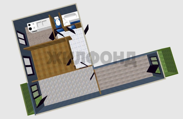 
  Продается 3-комн. квартира 65 м². Фото 19.