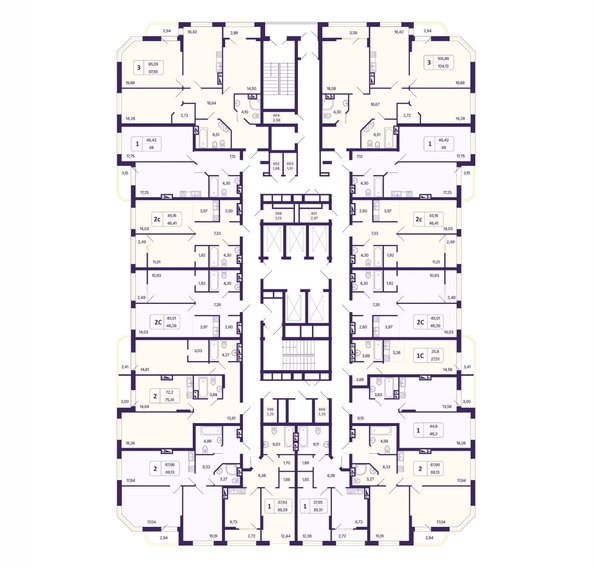 
  Продается 1-комн. квартира 48 м², в ЖК Астон. Шесть звёзд, 2. Фото 1.
