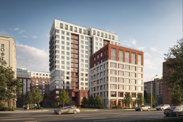 
  Продается 2-комн. квартира 74.6 м², в ЖК 1956 на улице Станиславского. Фото 1.