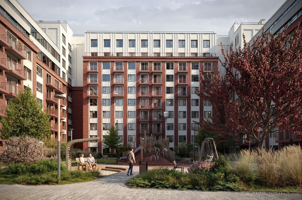 
  Продается 1-комн. квартира 38.2 м², в ЖК 1956 на улице Станиславского. Фото 2.