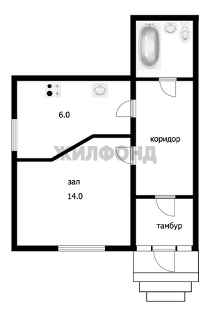 
  Продается 1-комн. квартира 32.3 м². Фото 14.