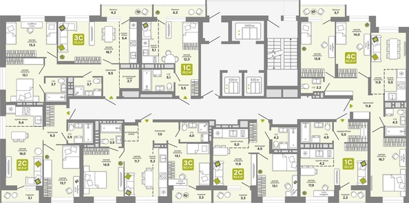 
  Продается студия 33.1 м², в ЖК Счастливый квартал, дом 2. Фото 1.