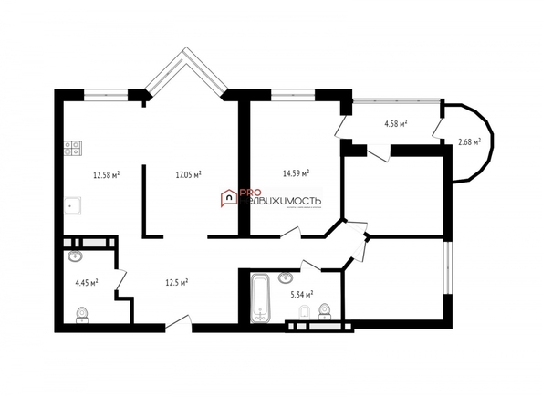 
  Продается 3-комн. квартира 88 м². Фото 17.