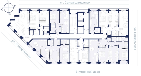 
  Продается 2-комн. квартира 77.5 м², в ЖК Юнити Центр. Фото 2.