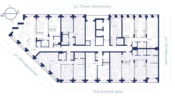 
  Продается 2-комн. квартира 77.84 м², в ЖК Юнити Центр. Фото 2.