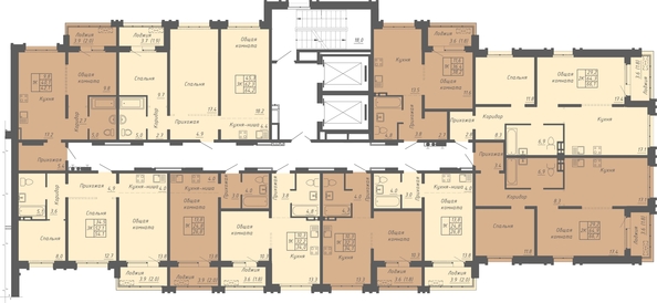 
  Продается 1-комн. квартира 38.1 м², в ЖК Гильдия. Фото 1.