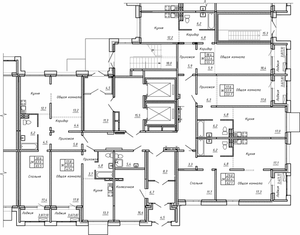 
  Продается 2-комн. квартира 65.5 м², в ЖК Гренландия, Лес дом 5. Фото 1.