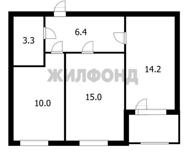 
  Продается 2-комн. квартира 48.9 м². Фото 18.