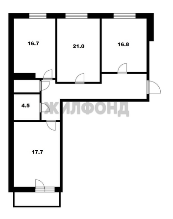 
  Продается 3-комн. квартира 98.3 м². Фото 13.