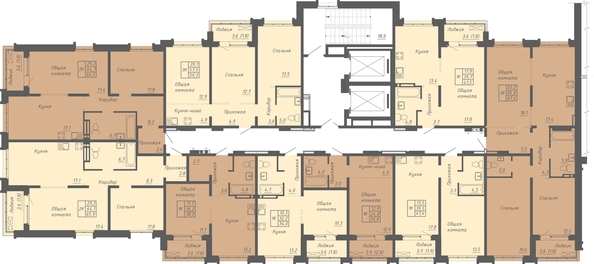 
  Продается 3-комн. квартира 59.3 м², в ЖК Гильдия. Фото 2.