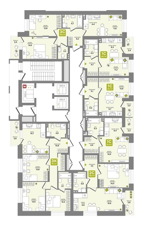 
  Продается студия 29.7 м², в ЖК Счастливый квартал, дом 1. Фото 1.