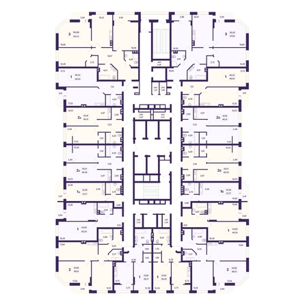 
  Продается 2-комн. квартира 69.13 м², в ЖК Астон. Шесть звёзд, 1. Фото 1.