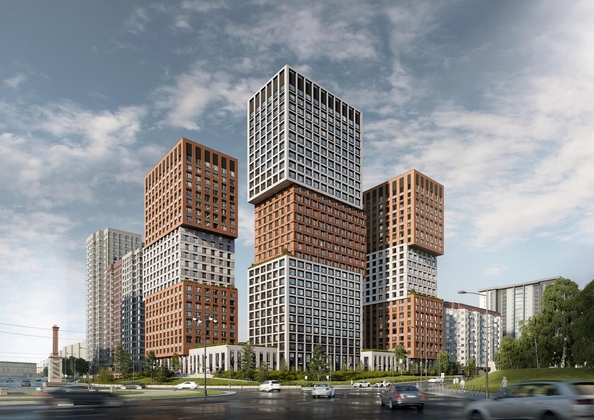 
  Продается 2-комн. квартира 48.7 м², в ЖК Лемонт, башня Маре. Фото 1.