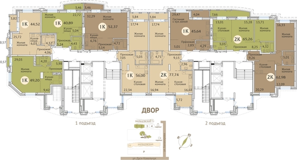 
  Продается 4-комн. квартира 157.9 м², в ЖК Заельцовский. Фото 20.