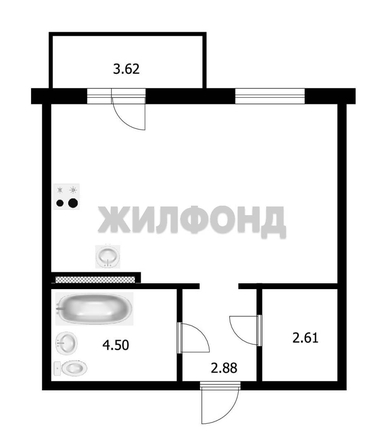 
  Продается студия 28.9 м². Фото 16.