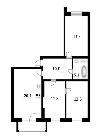 
   Продам 3-комнатную, 76.6 м², Тимирязева ул, 93

. Фото 27.