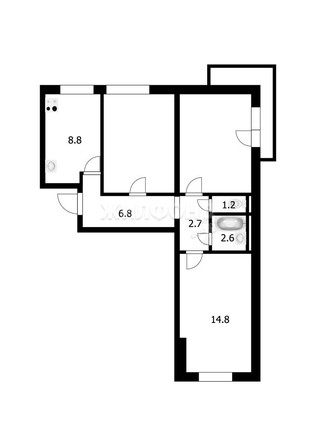 
   Продам комнату, 14.8 м², Газонная ул, 1б

. Фото 7.