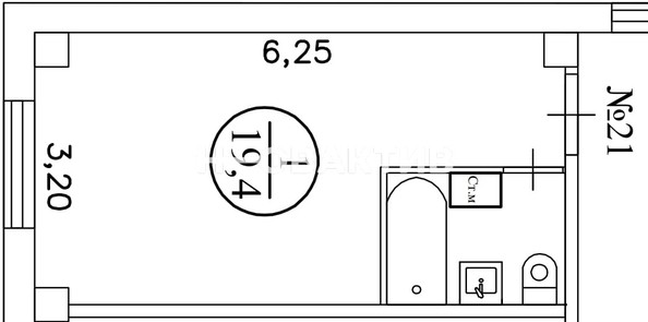 
   Продам студию, 19.4 м², Сухановская ул, 6А

. Фото 22.