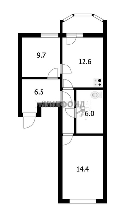 
   Продам 2-комнатную, 52.5 м², Рябиновая ул, 10/1

. Фото 20.