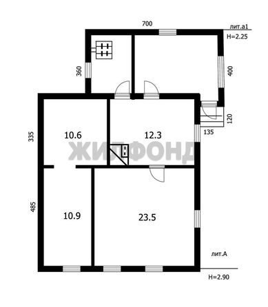 
   Продам дом, 85.3 м², Новосибирск

. Фото 9.