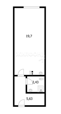 
   Продам студию, 27.8 м², Покатная ул, 130/1

. Фото 2.