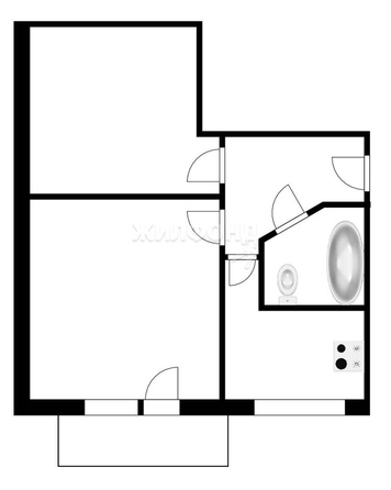 
   Продам 2-комнатную, 44.5 м², Первомайская ул, 164

. Фото 13.