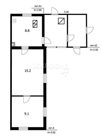 
   Продам дом, 33.1 м², Новосибирск

. Фото 2.