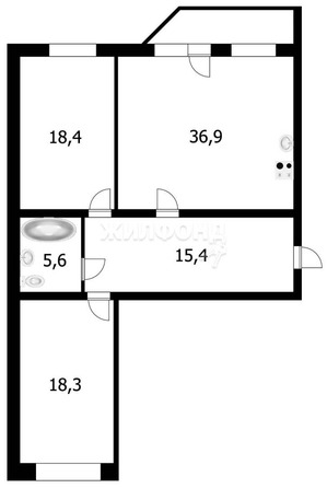 
   Продам 3-комнатную, 99.8 м², Крылова ул, 48

. Фото 30.