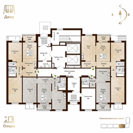 
   Продам 1-комнатную, 32.5 м², Новый горизонт, дом 4

. Фото 1.