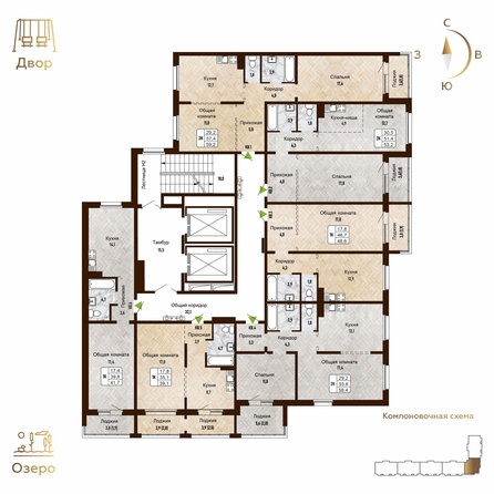 
   Продам 1-комнатную, 48.6 м², Новый горизонт, дом 4

. Фото 1.