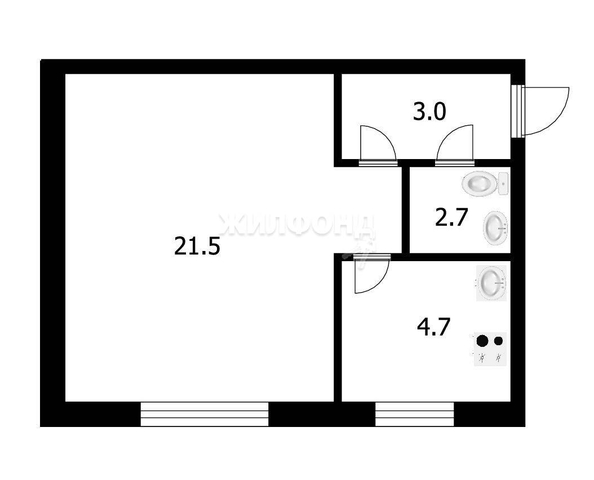 
   Продам 1-комнатную, 30.9 м², Светлая ул, 4

. Фото 5.