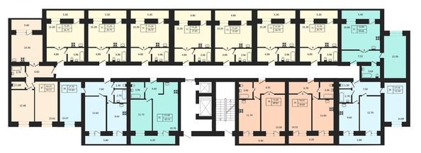 
   Продам 2-комнатную, 51.59 м², Юности ул, 9

. Фото 1.