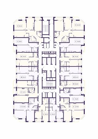 
   Продам 2-комнатную, 46.26 м², Астон. Шесть звёзд, 2

. Фото 1.